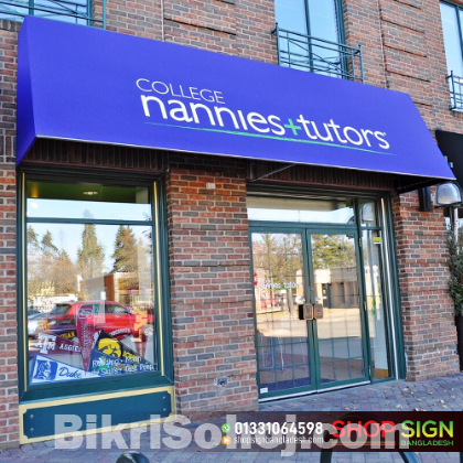 Awning signs for business